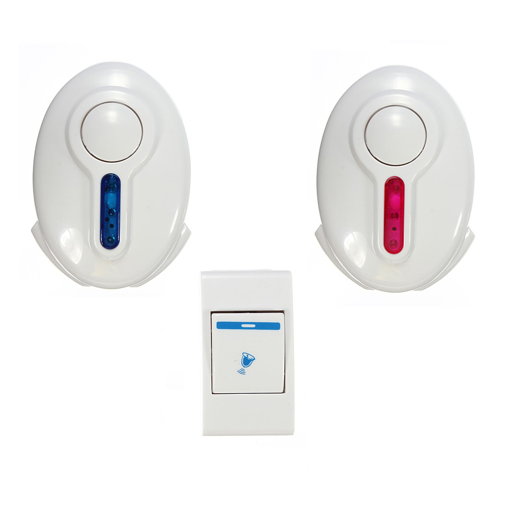 Wireless Flashing LED Doorbell Chime 36 Songs Bell Home Security Remote