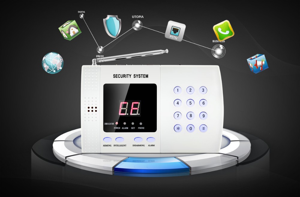 Smart PSTN 99 Zones Wireless PIR Home Security Burglar Alarm System