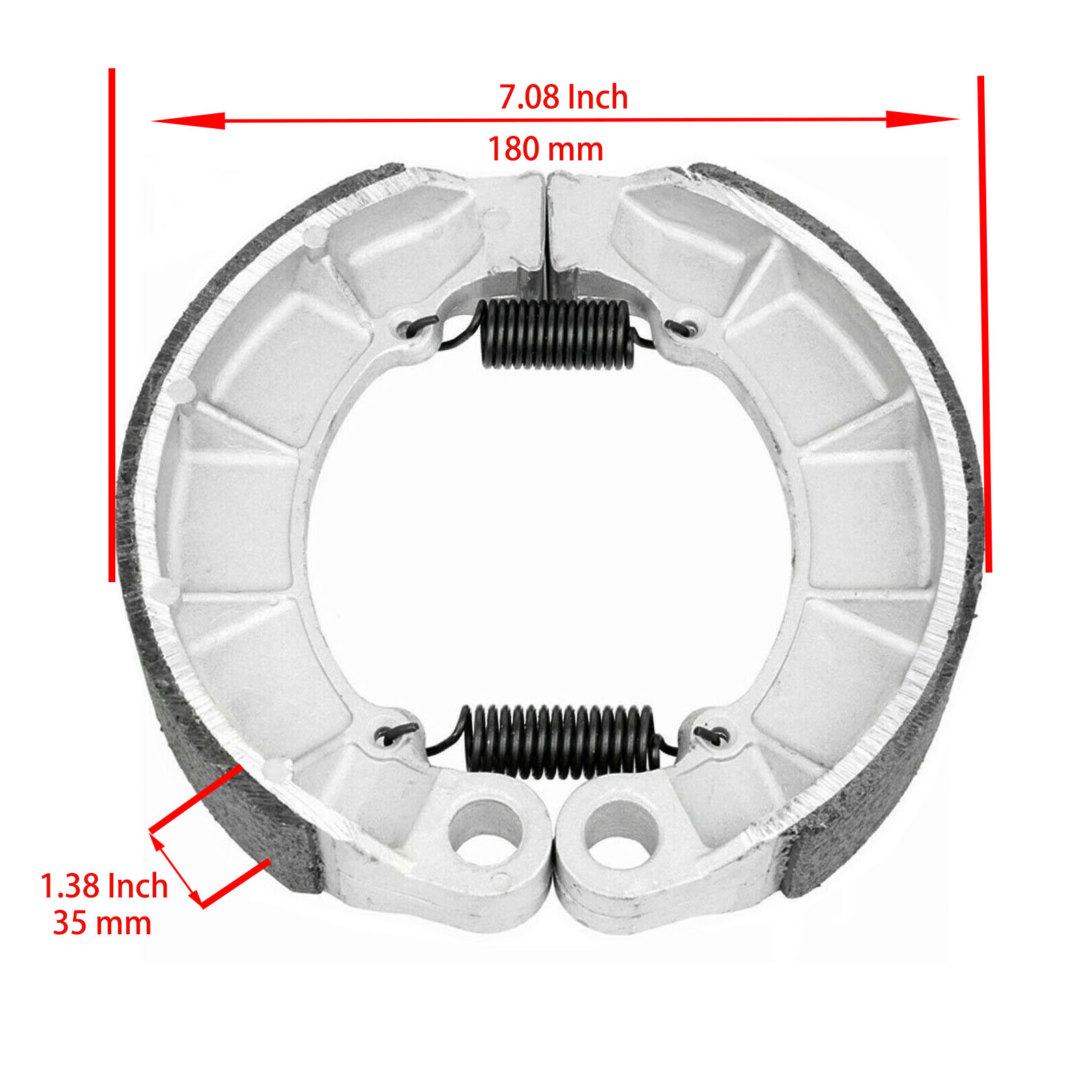 For Honda TRX350 Fourtrax 4X4 1986 1987 Rear Brake Shoes - Foto 12