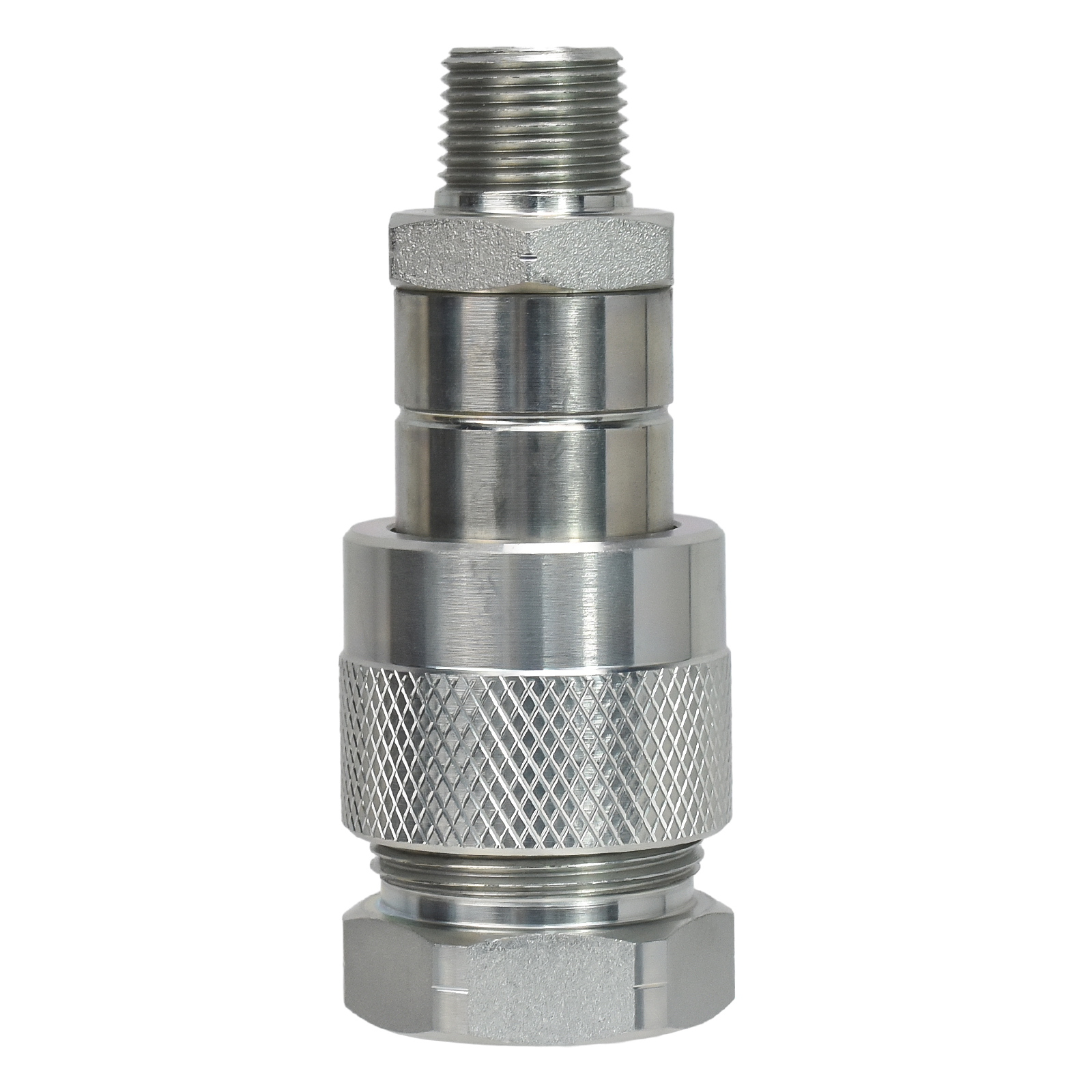 YOKIVE 3-Pack Hydraulic Quick Connect Couplers - M14x1.5mm Carbon Steel Fittings For Construction & Farm Equipment