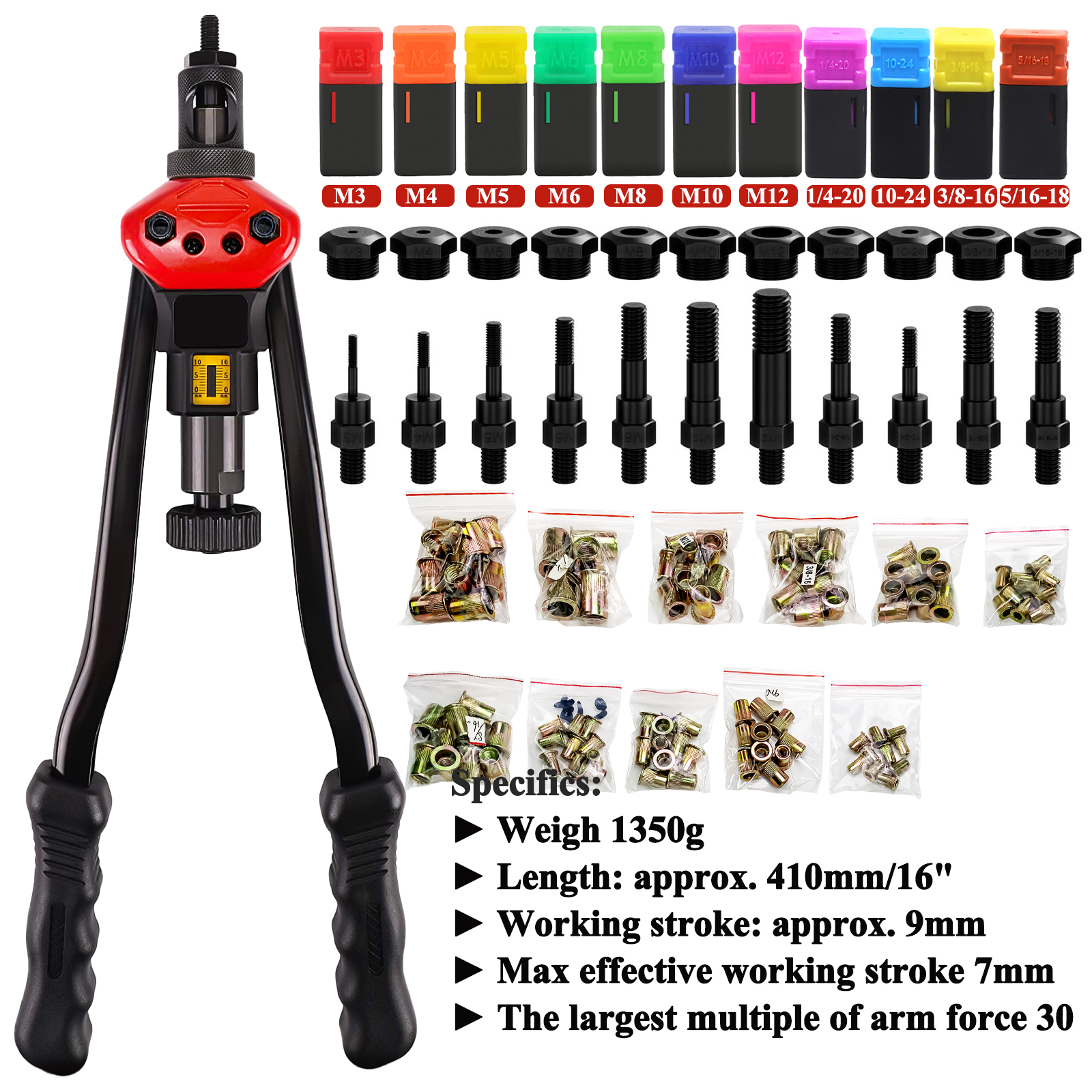 Rivet Gun Kit for Nut Setting - Metric & SAE Ghana