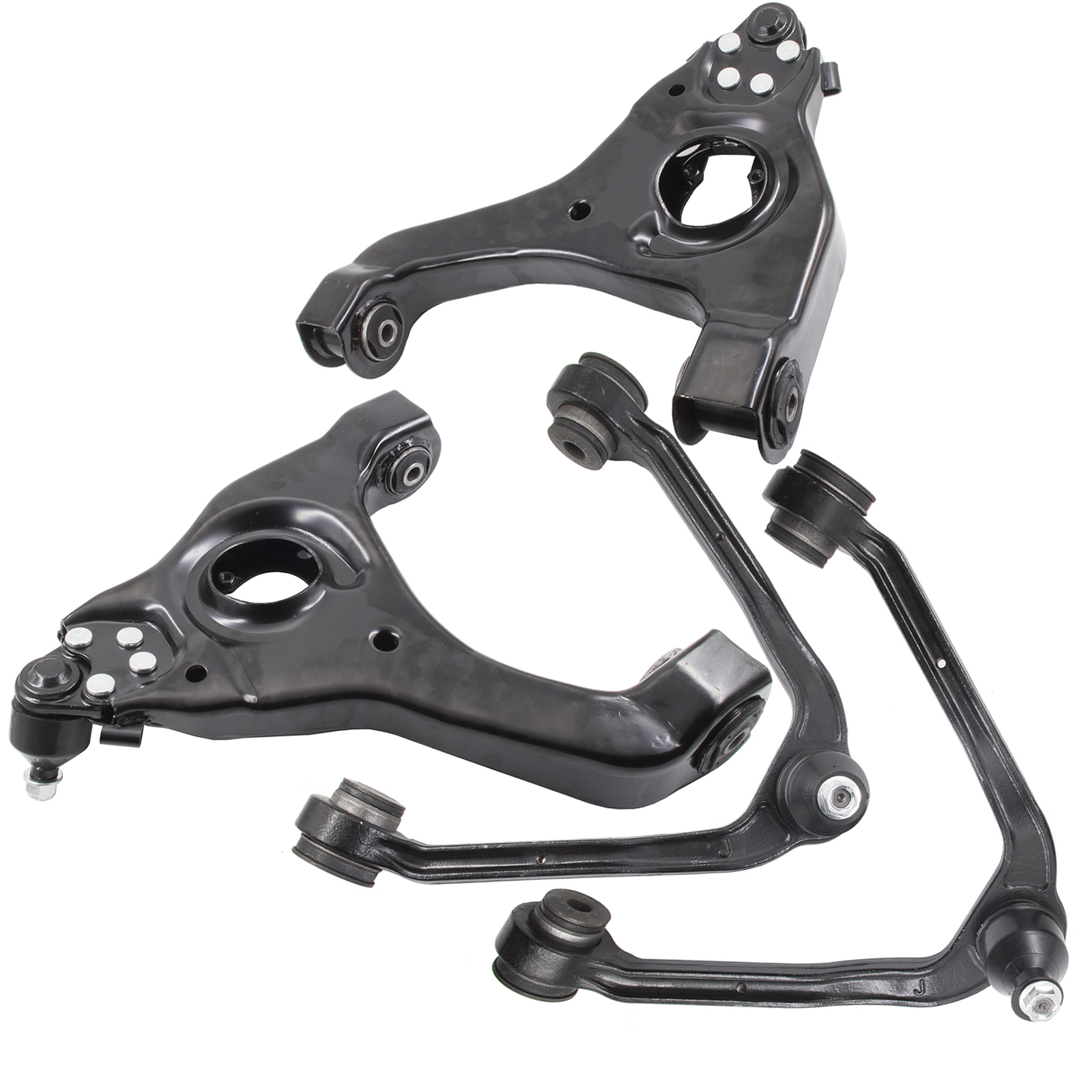 2002 Chevrolet Silverado 1500 4pc Front Lower Control Arms Upper Ball Joints Suspension Kit