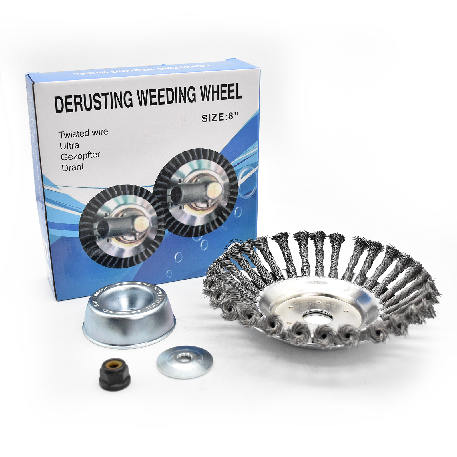 thumbnail interactive-video image 1 of Handler 10-Inch Coarse Trimmer Wheel - Carbo-Dent Reinforced Cutting Disc 1 of 6